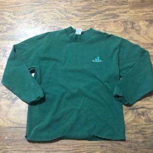 Vintage winter green pull over